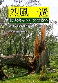  2004．9．8　台風18号被害烈風一過　北大キャンパスの樹々